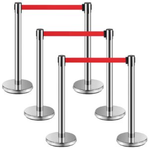 Barricade-stanchions-ribbon - Stainless