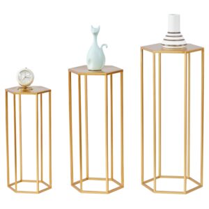 Decor-pedestal-metal-gold