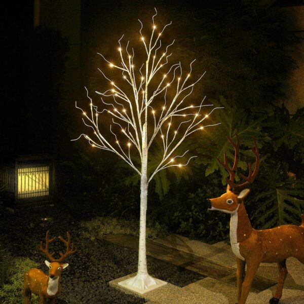 Lighting-led-tree-birch-4-ft