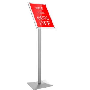 Stand - sign - pedestal - stainless