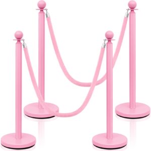 Barrier - stanchions-Pink