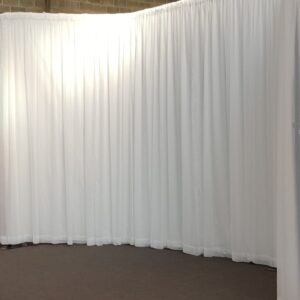 Pipe and Drape - drape 12ft white