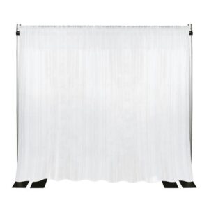 Pipe and Drape - drape 8ft white